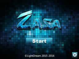 Zasa - An AI Story Title Screen
